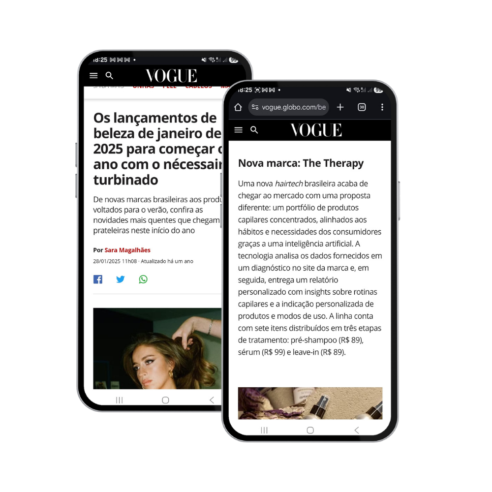 The Therapy na Vogue - Lançamentos de beleza de janeiro 2025